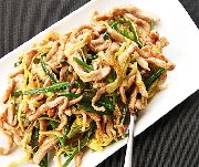 Stir-Fried Sliced Pork With Yellow Chives