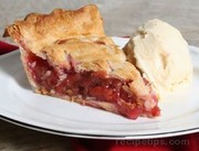 Rhubarb and Cherry Pie Recipe