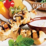 Brochettes de poulet au pesto