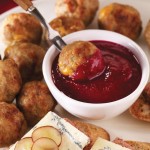 Cheddar Stuffed Meatballs with Rosemary