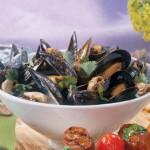 BBQ Steamed Asian Mussels