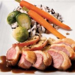 Duck Breasts, Demi-Glace Sauce and Apples