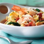 Shrimp,Tortellini & Spinach