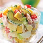 Salade de thon à la mangue