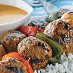 Brochettes de boulettes glacées 