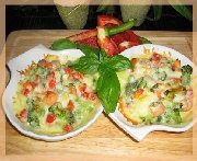 Accompagnement de légumes gratinés