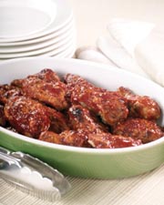 Orange and Pecan Hot Wings