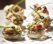 Goat Cheese and Mushroom Canapés