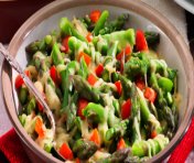 Asparagus with Oka Cheese