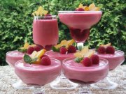 Bavarois aux framboises 