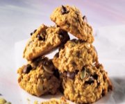 Pumpkin and dark chocolate chip cookies