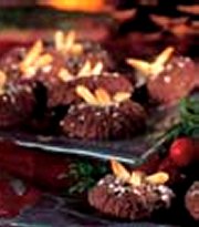 Chocolate Almond Cookies