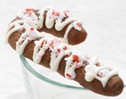 Biscuits cannes au chocolat