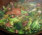 Boeuf au gingembre et brocoli