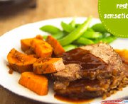 Classic Pot Roast with Sweet Potatoes 