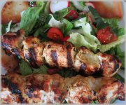 Brochettes au curry et ras el hanout