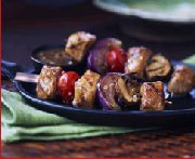 Brochettes de porc teriyaki