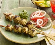 Brochettes de poulet au chutney