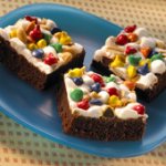 Rainbow Rocky Road Brownies 