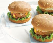 Southwestern-Stuffed Turkey Burgers 