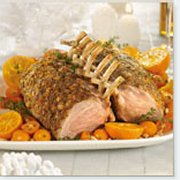 Rack of Pork with Creamy Orange Gravy