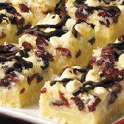 White Chocolate Cranberry Squares