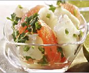 Halibut Ceviche with Grapefruit