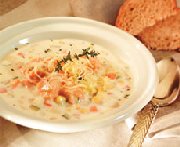 Delicious Salmon Vegetable Chowder