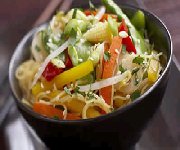 Chow Mein aux légumes de dernière minute