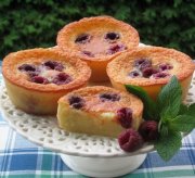 Clafoutis aux framboises ou mûr