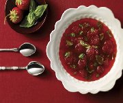 Confiture de fraises au basilic