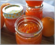 Confiture d'orange et de carottes à la fleur d'oranger