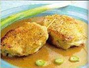 Cordon Bleu Chops with Demi-Glace Sauce