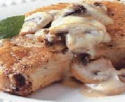 Mushroom Parmesan Pork Chops