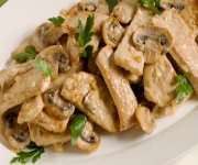 Swiss Pork and Mushrooms