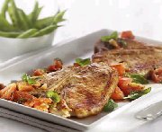 Tomato and Pine Nut Veal Chops