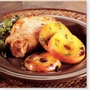 Pork Chops with Honeyed Apples