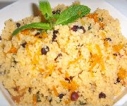 Couscous aux fruits séchés