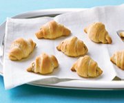 Croissants au fromage à la crème et au bacon