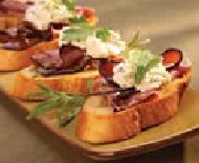 Beef and Blue Cheese Crostini