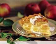 Apple Custard Crumble