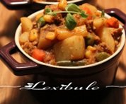 Curry de porc et de pommes de terre