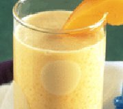 Yogourt frappé aux pêches