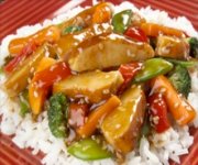 Dinde teriyaki sautée