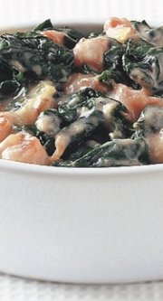 Creamed Spinach with Tomato
