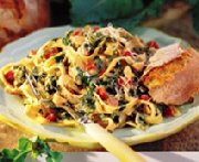 Spinach Fettucine