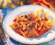 Pork Tenderloin and Pasta in Tomato