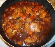 Filet de porc sauce aigre douce et ananas