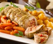 Pork Tenderloin Italiano with Stuffing