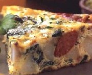 Frittata d'hiver aux saucisses